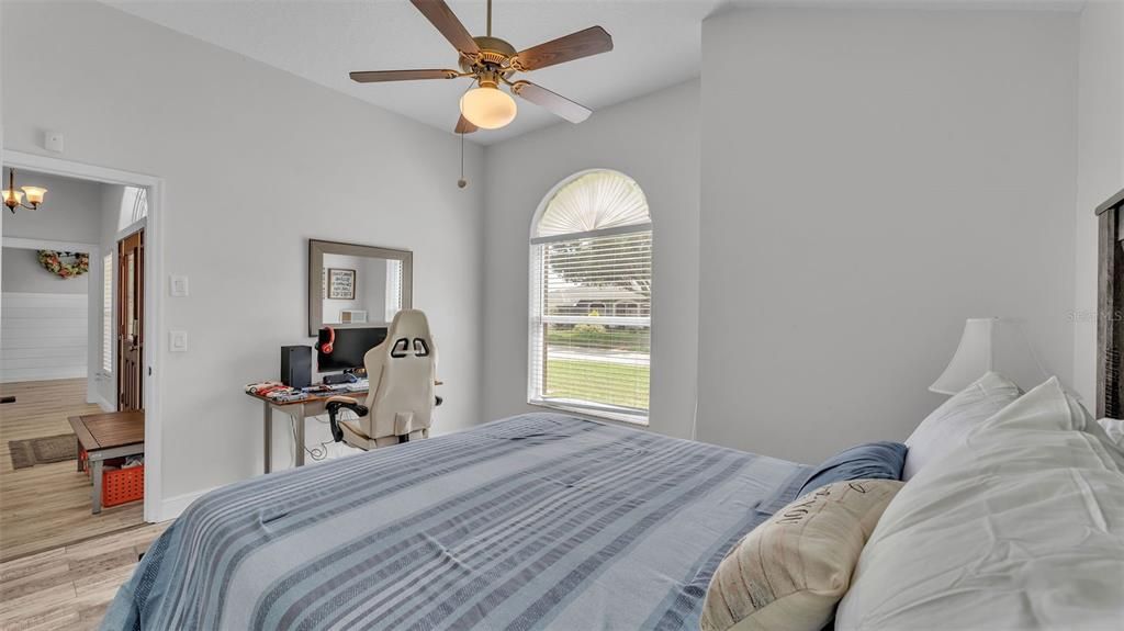 Bedroom, Home Office, Interior, Wood Texture Flooring