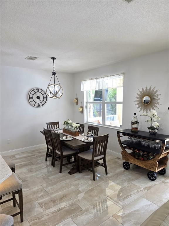 Dining room, Interior, Pendant Lights