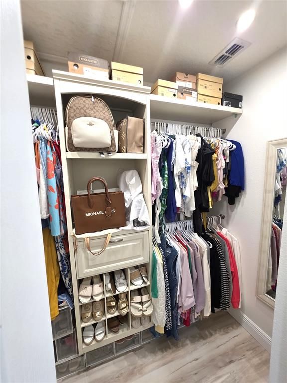 Interior, Walk-in Closets, Wood Texture Flooring