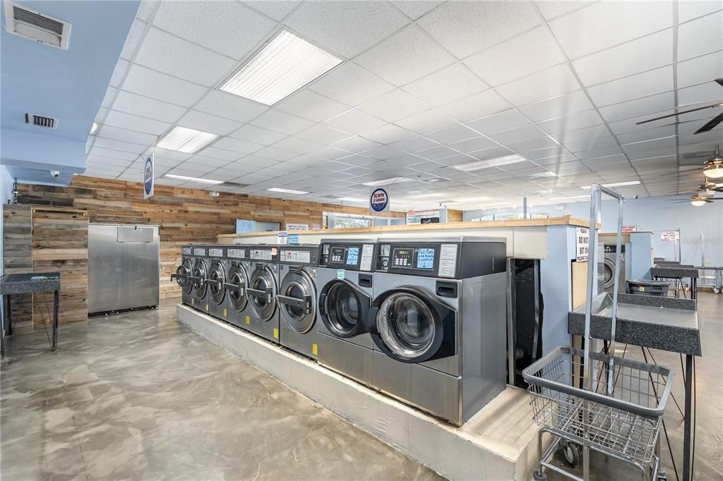 Interior, Washer, Wooden Walls