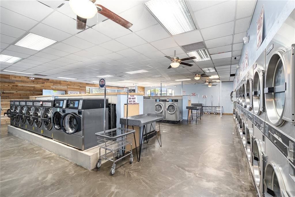 Interior, Washer, Wooden Walls