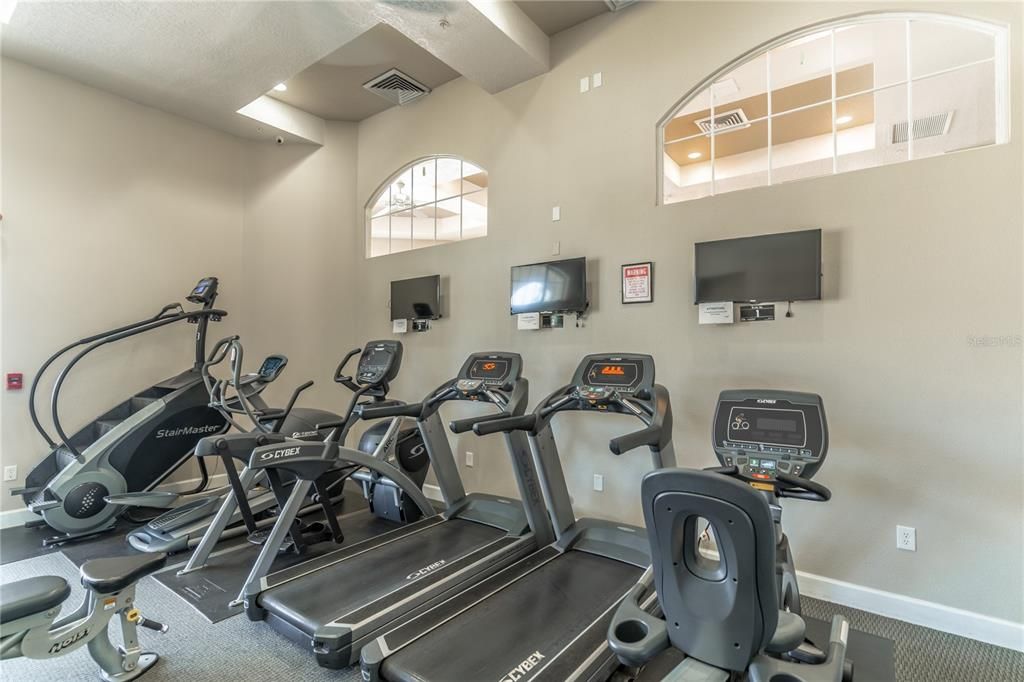 Fitness Equipment, Gym, Interior