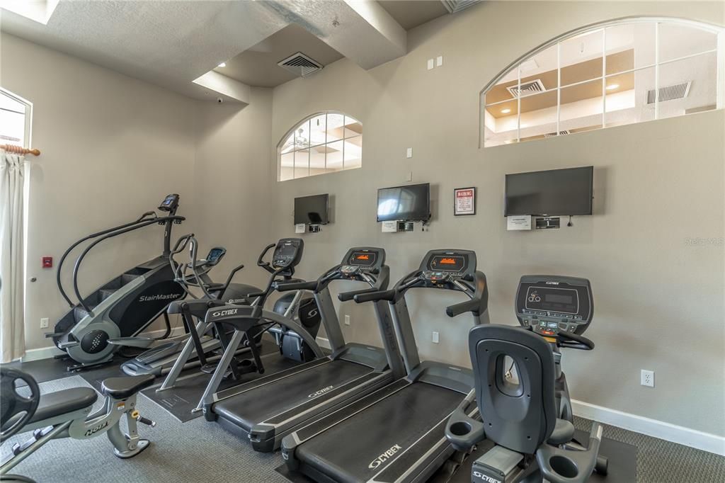 Fitness Equipment, Gym, Interior