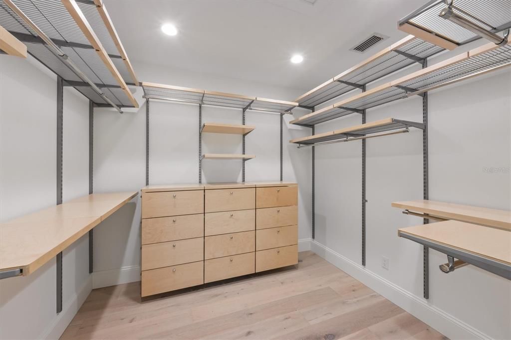 Interior, Recessed Lighting, Walk-in Closets, Wood Texture Flooring