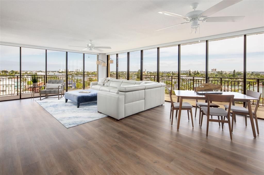 Dining room, Interior, Living room, Water, Wood Texture Flooring