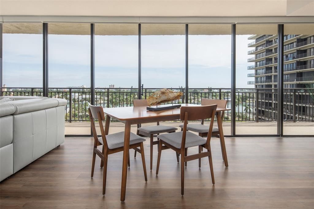 Dining room, Interior, Water, Wood Texture Flooring