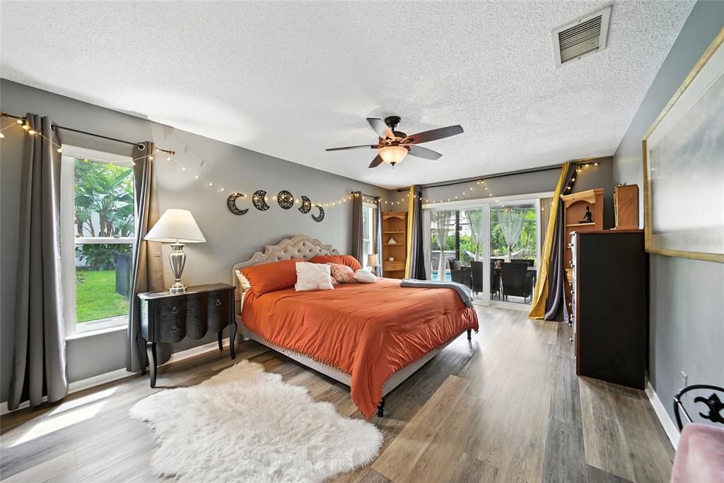 Bedroom, Interior, Wood Texture Flooring