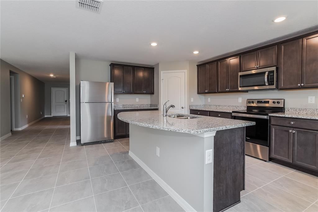 Interior, Kitchen, Recessed Lighting, Stainless Steel Appliances