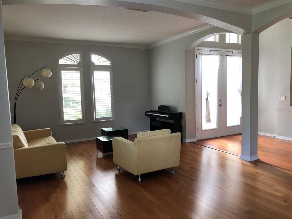 Interior, Living room, Piano, Wood Texture Flooring