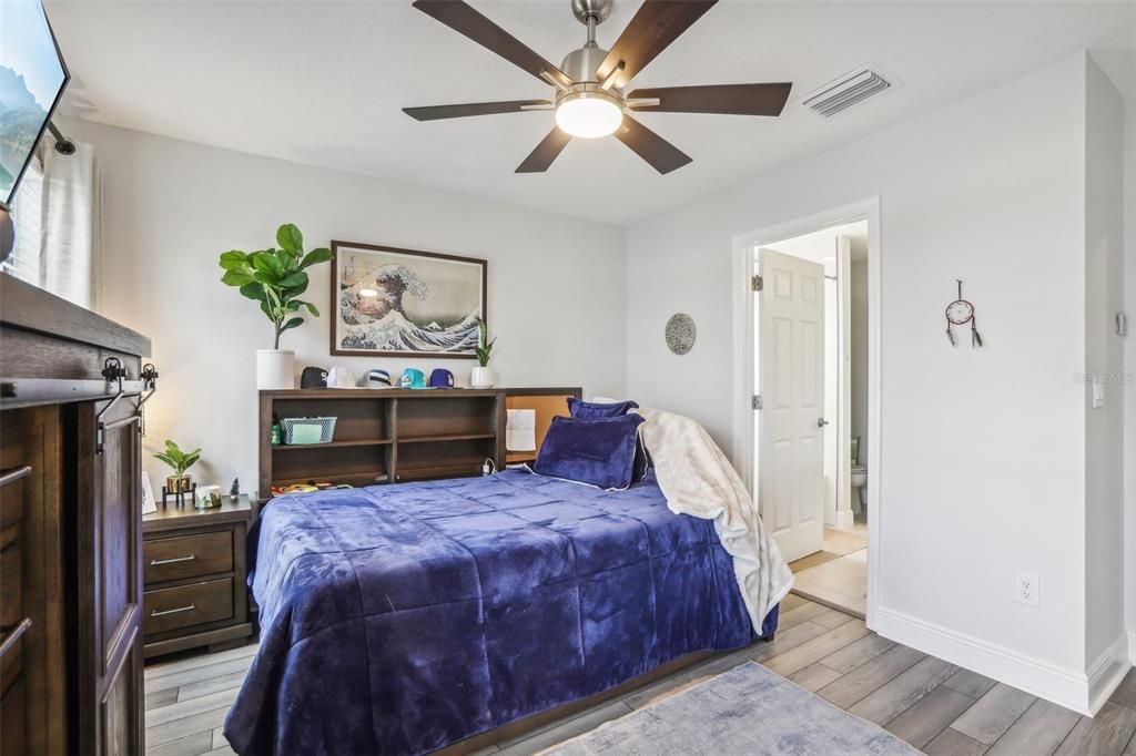 Bedroom, Interior, Wood Texture Flooring
