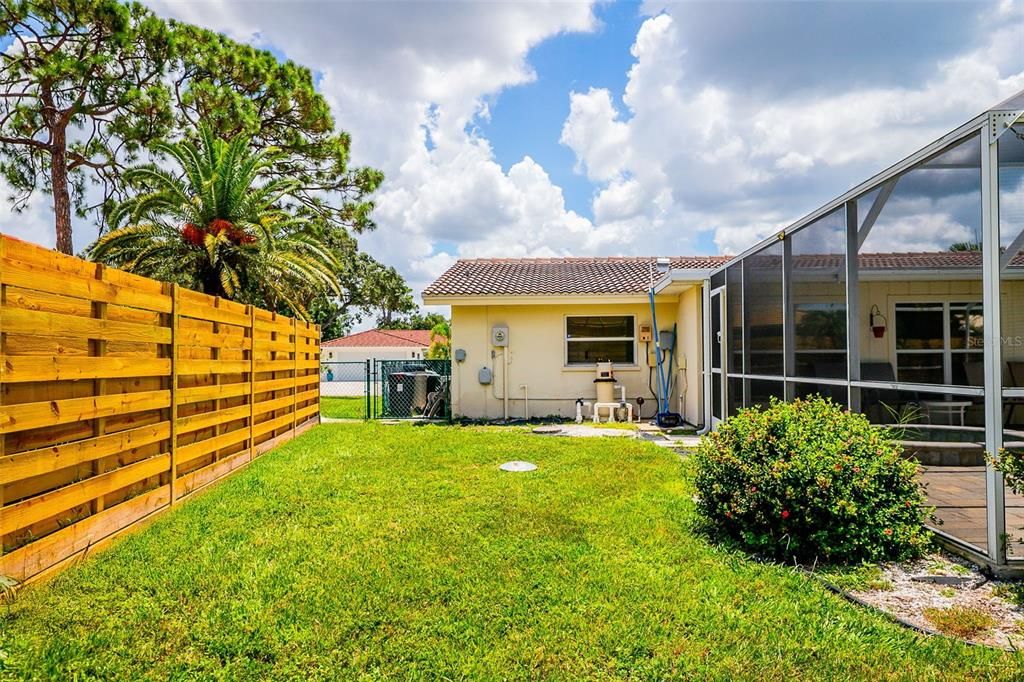 Backyard, Exterior