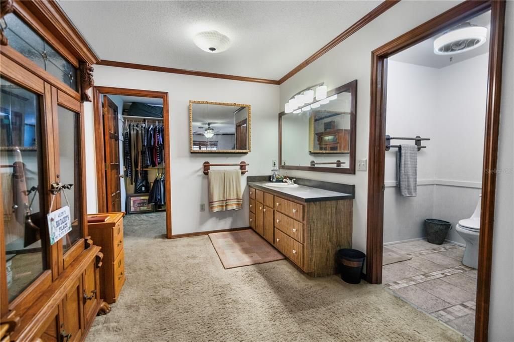Bathroom, Dual Sink Vanities, Interior, Walk-in Closets