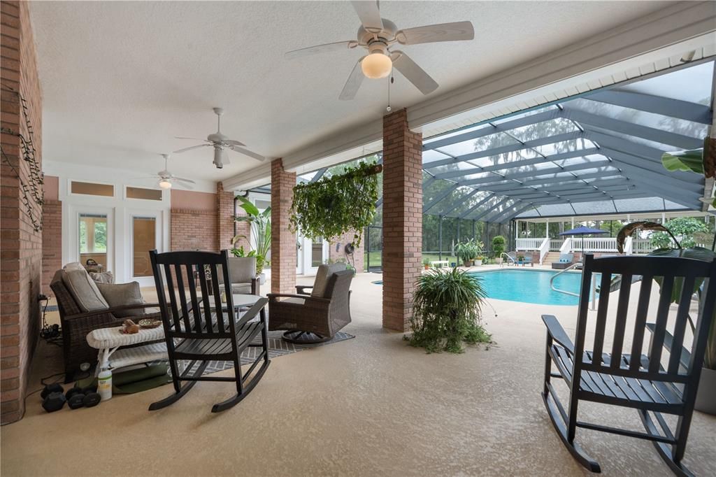 Glass Ceilings, Interior, Pool, Stone Walls, Sun Room