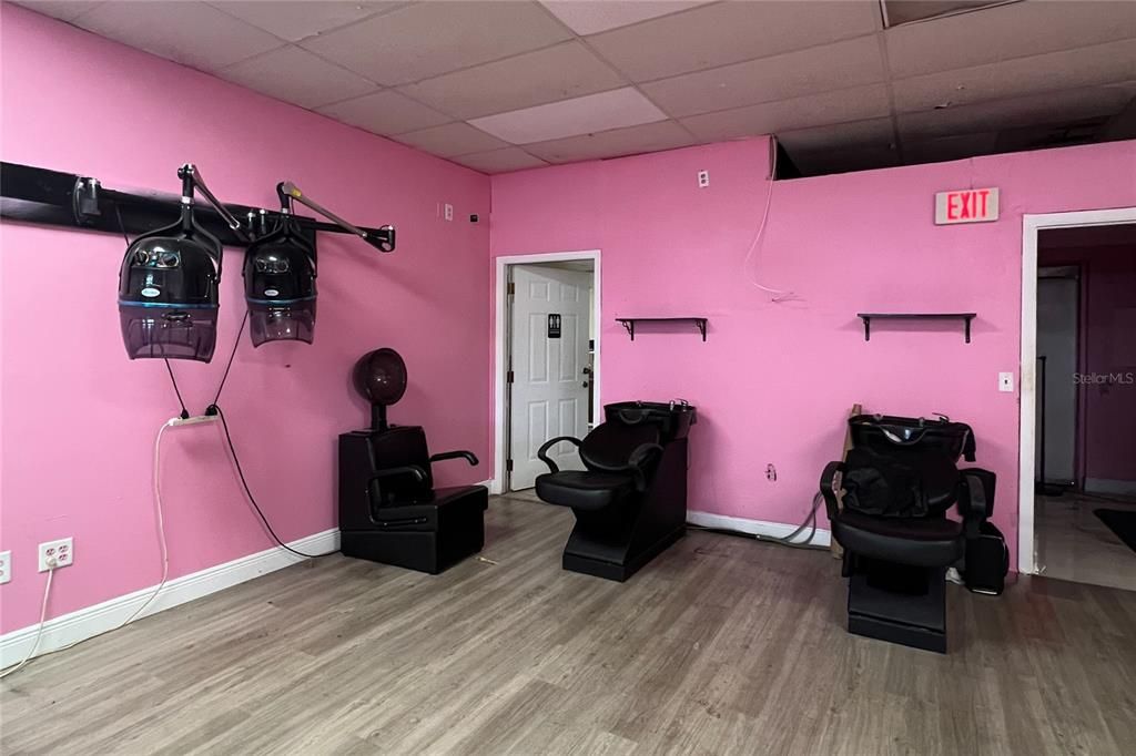 Fitness Equipment, Interior, Wood Texture Flooring
