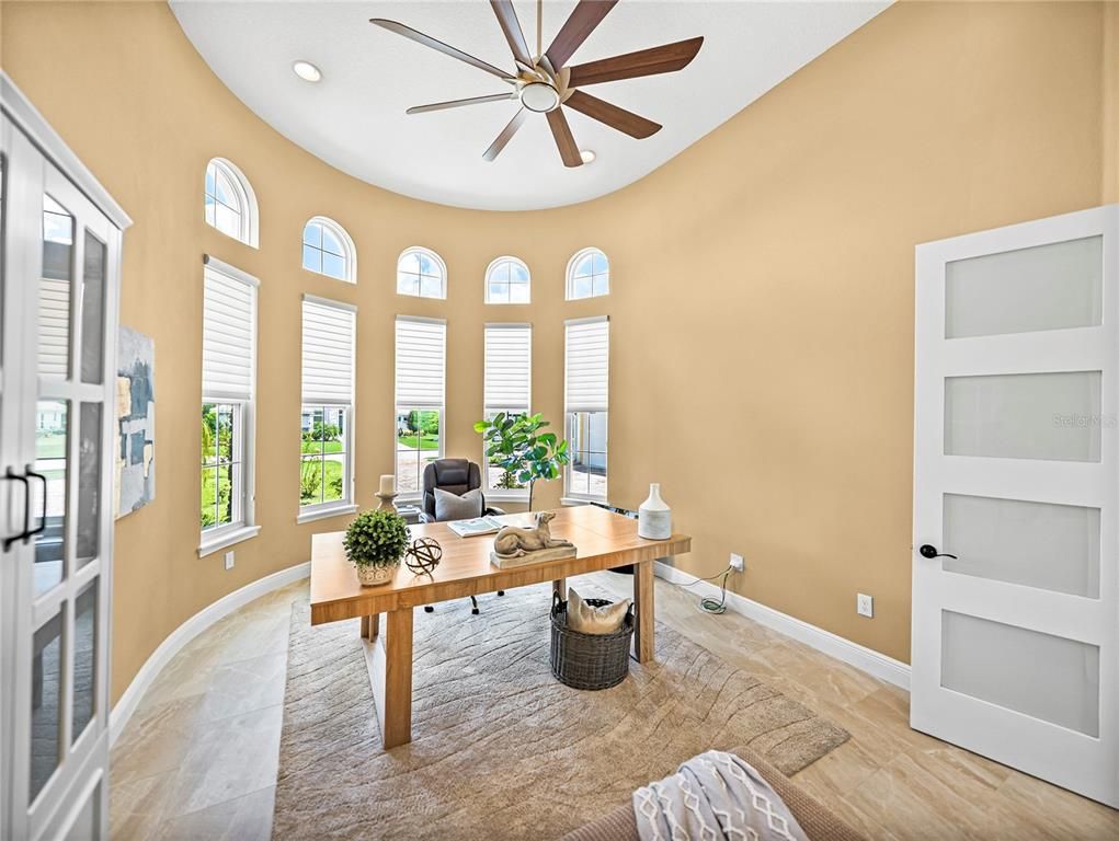 Home Office, Interior, Recessed Lighting