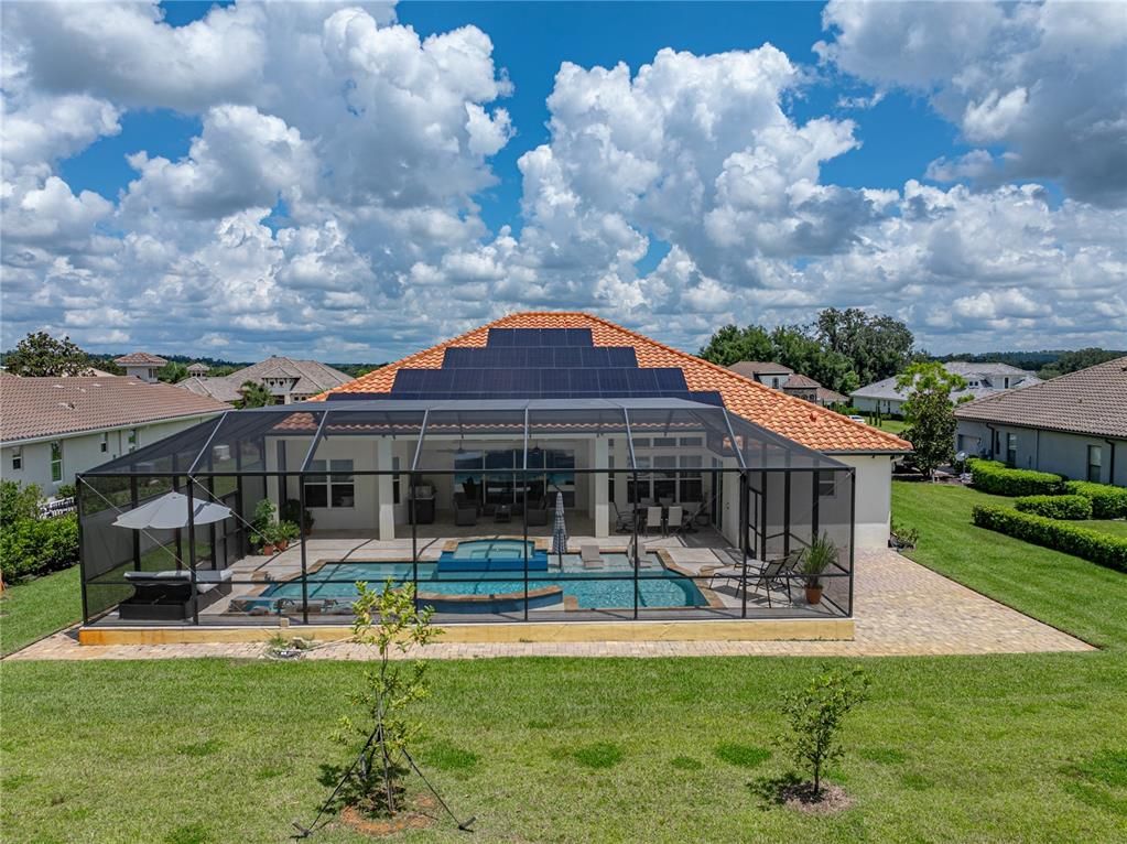 Backyard, Exterior, Pool, Solar Panels