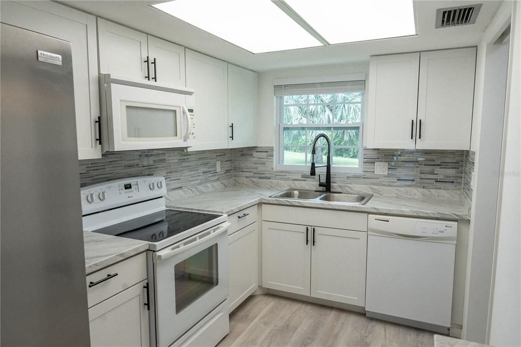 Interior, Kitchen, Wood Texture Flooring