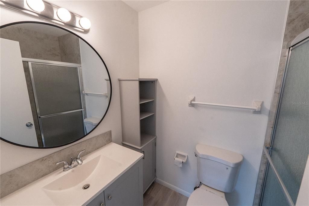 Bathroom, Interior, Wood Texture Flooring