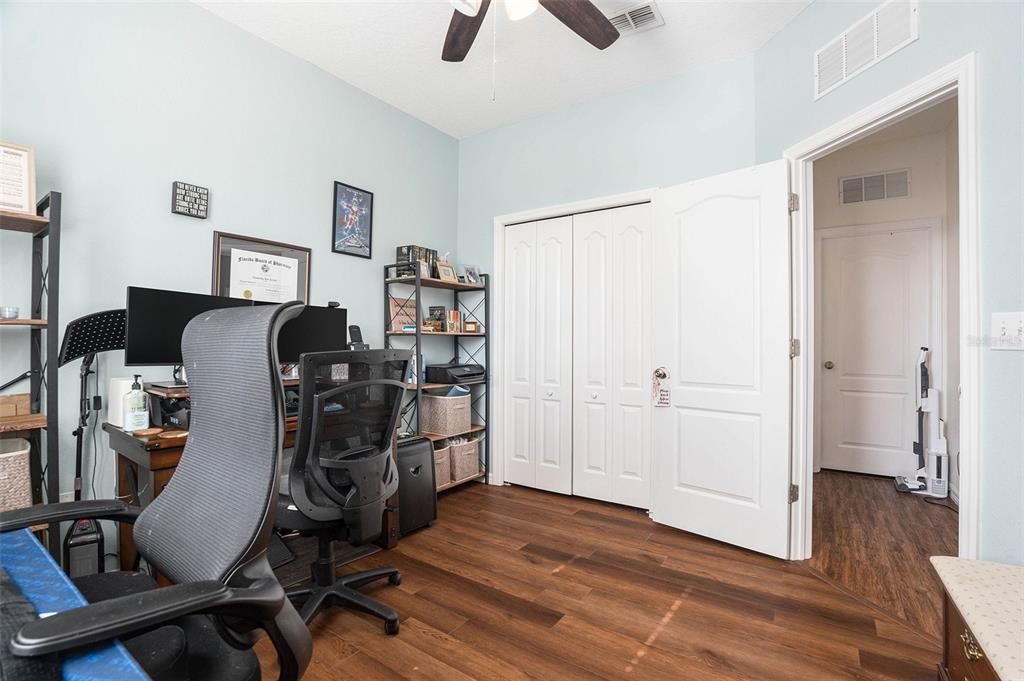 Home Office, Interior, Wood Texture Flooring