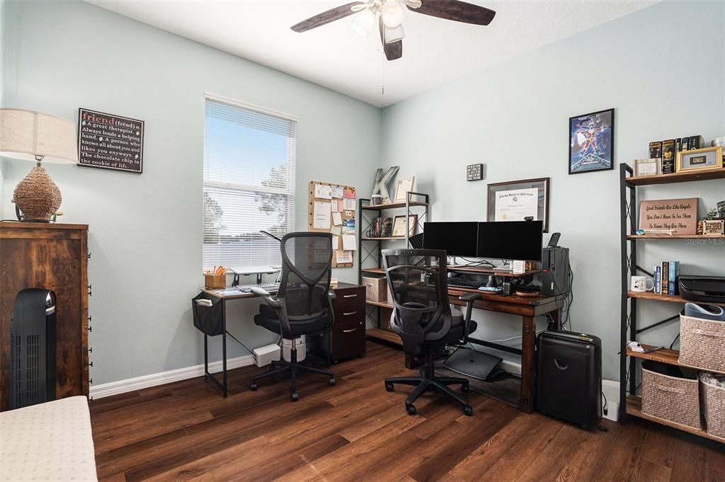 Home Office, Interior, Wood Texture Flooring