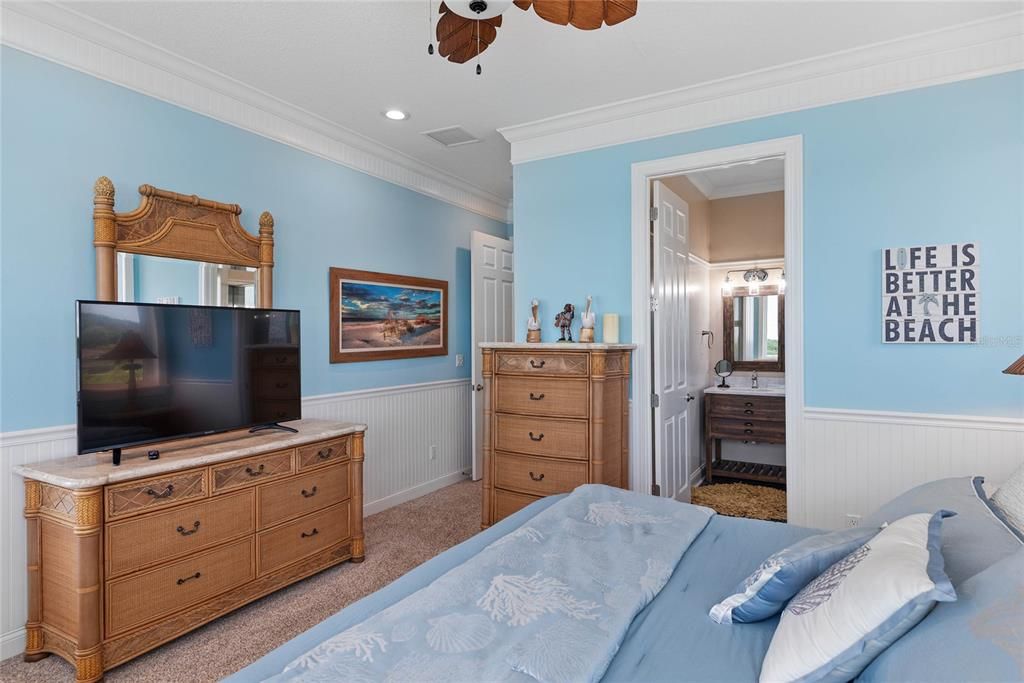 Bedroom, Interior, Recessed Lighting