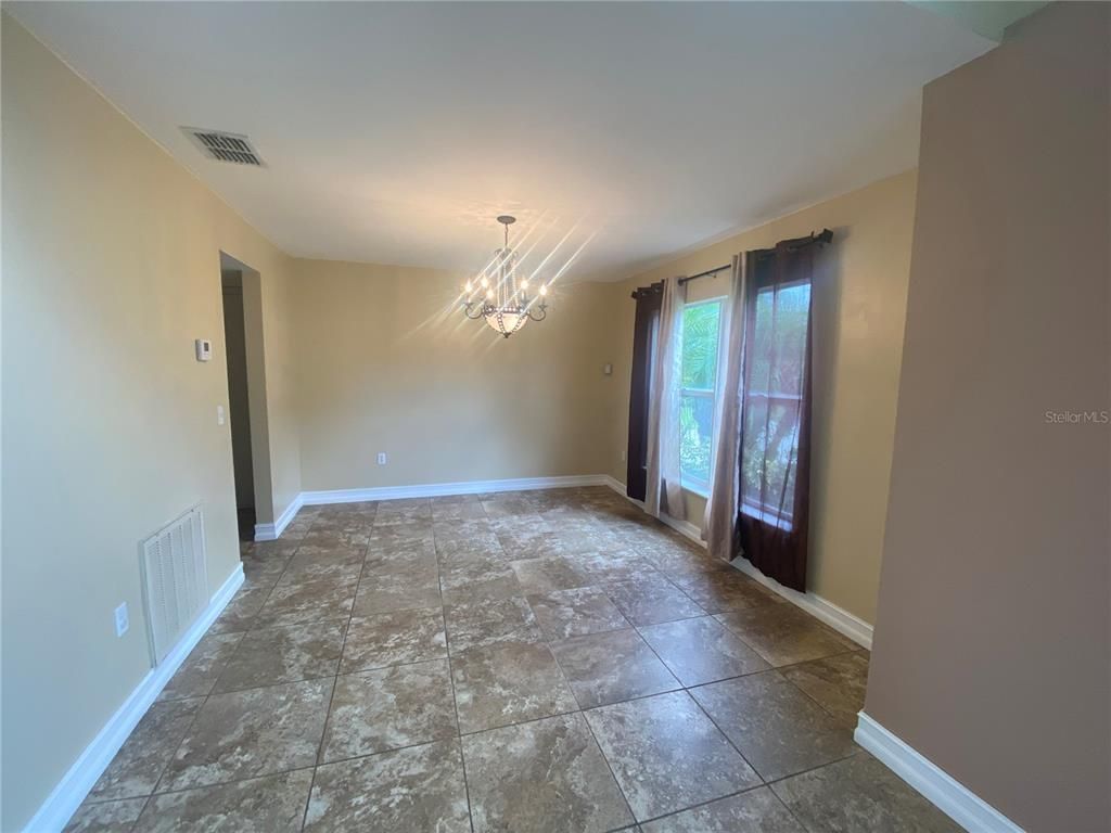 Chandelier, Empty room, Interior