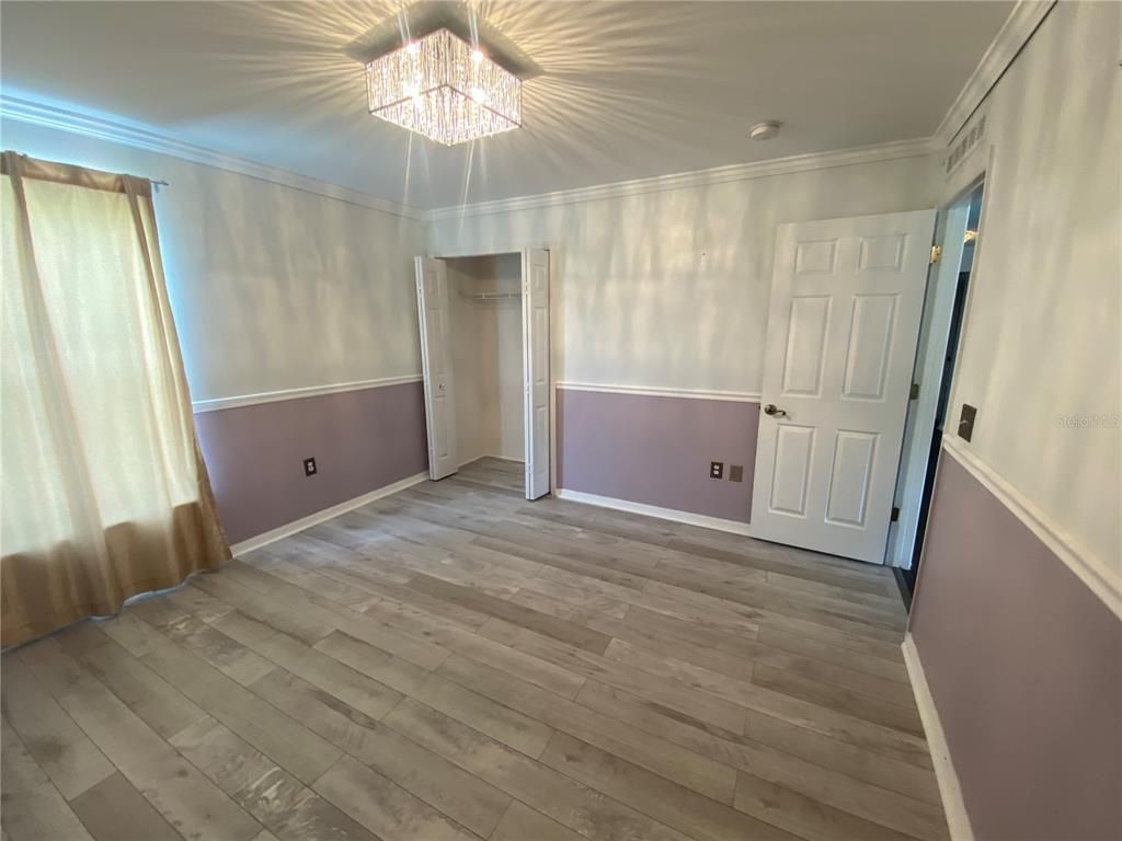 Chandelier, Empty room, Interior, Wood Texture Flooring