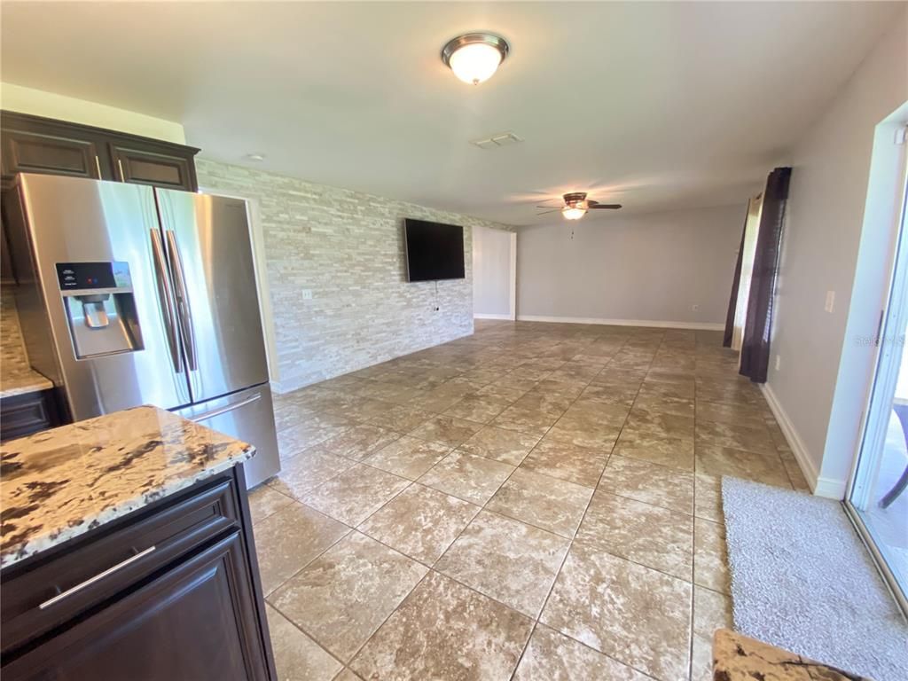 Interior, Kitchen, Stone Walls