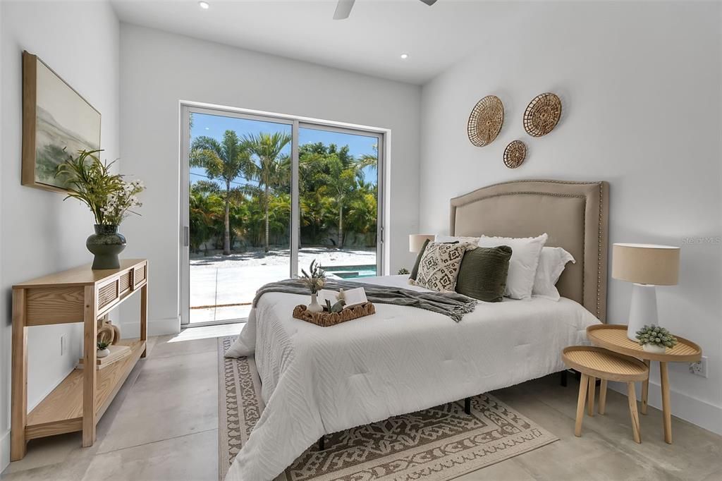 Bedroom, Interior, Recessed Lighting