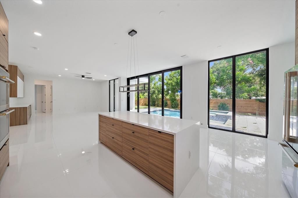 Interior, Kitchen, Pendant Lights, Recessed Lighting