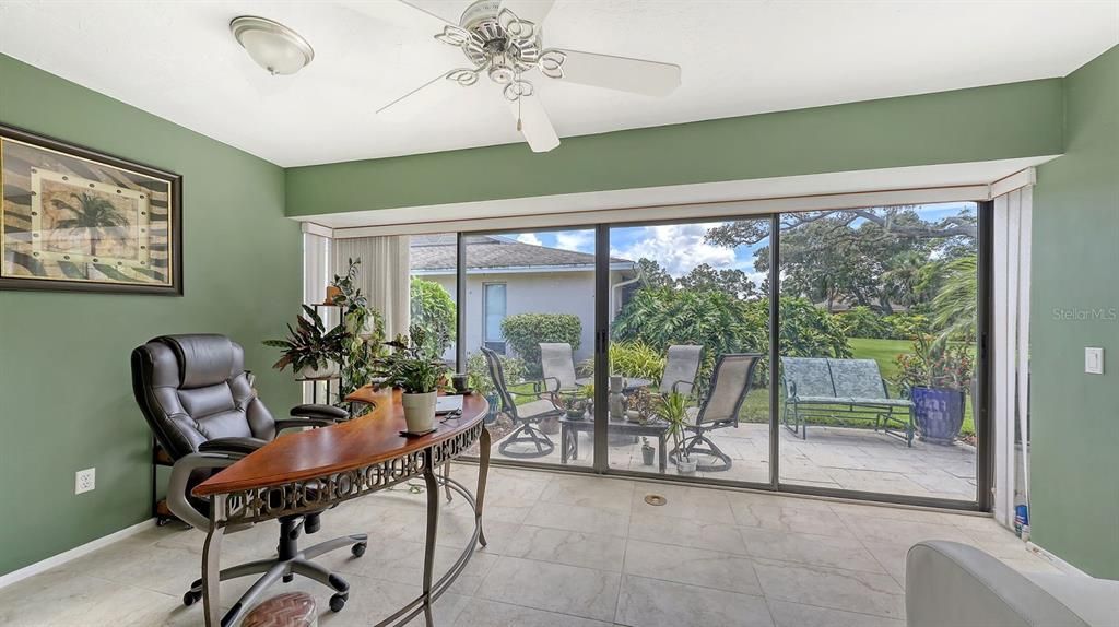 Home Office, Interior, Sun Room