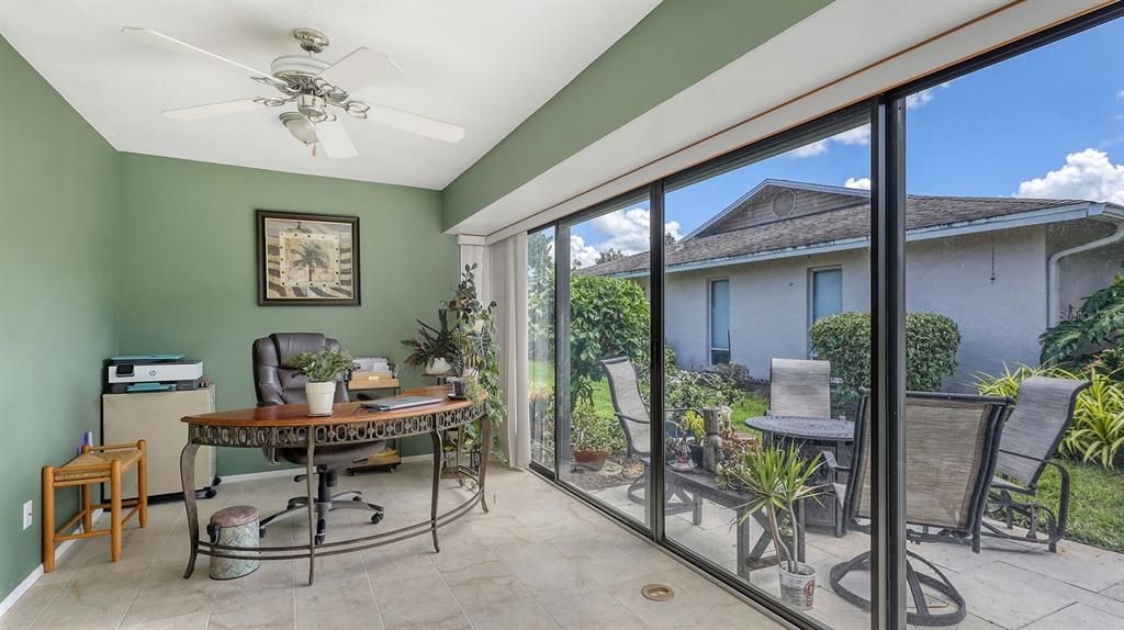 Home Office, Interior, Sun Room