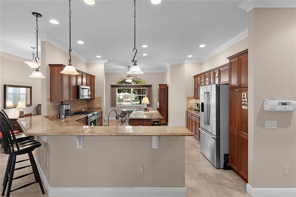 Interior, Kitchen, Pendant Lights, Recessed Lighting