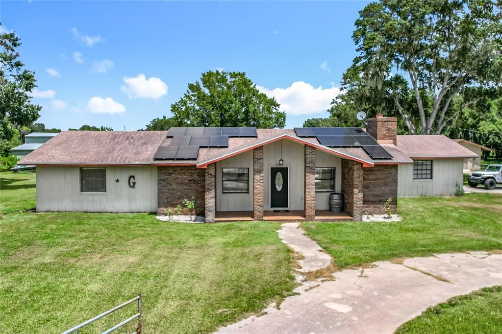 Backyard, Exterior, Solar Panels
