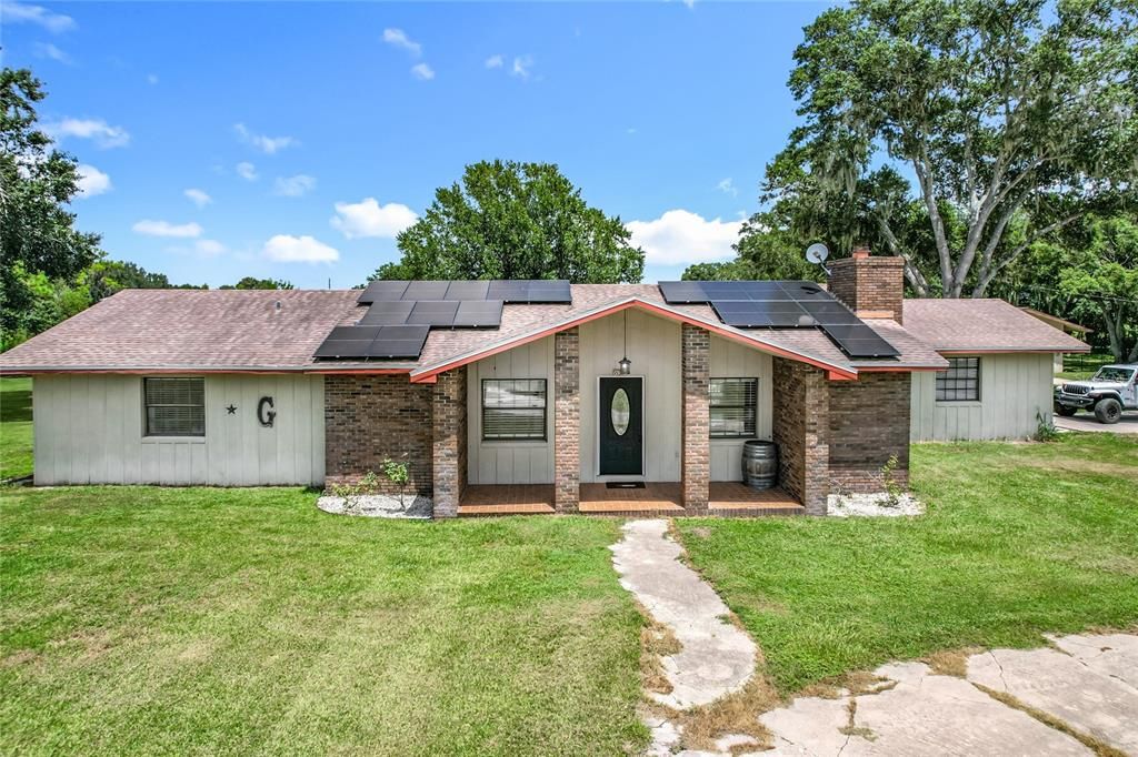 Backyard, Exterior, Solar Panels