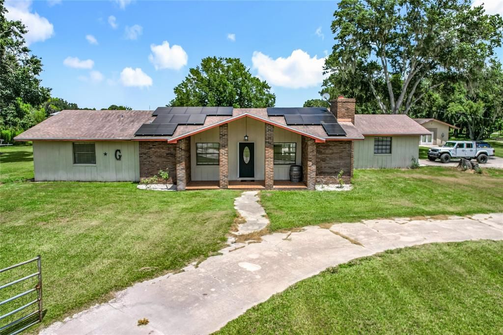 Backyard, Exterior, Solar Panels