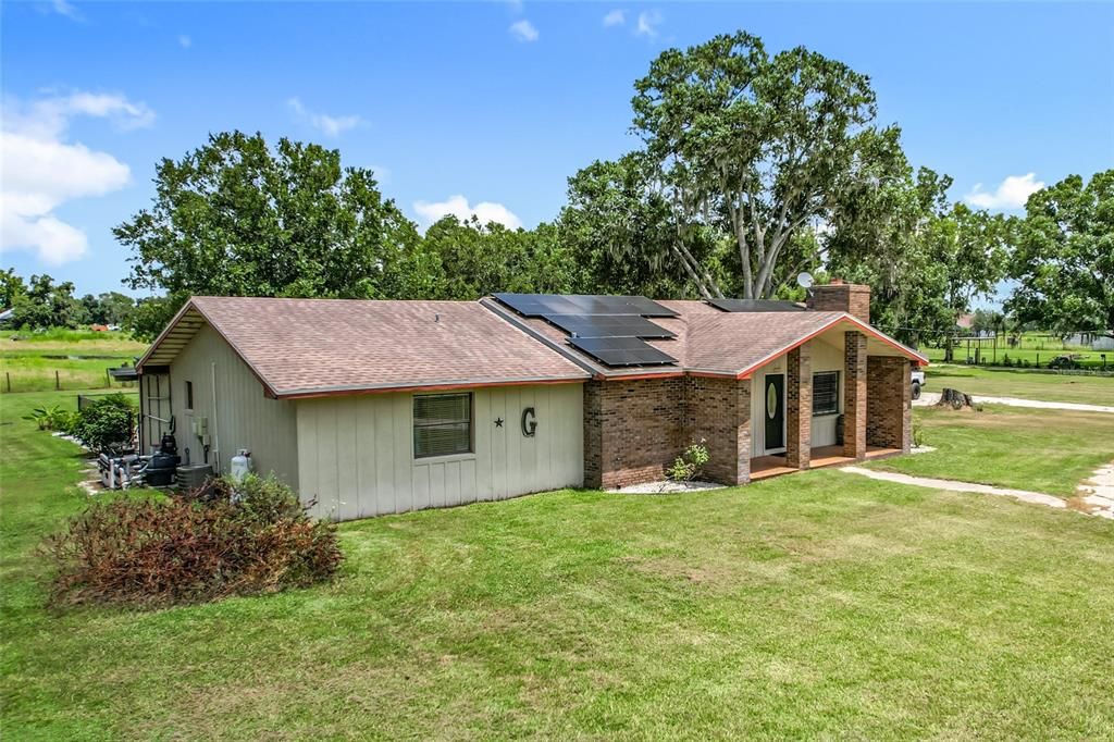 Backyard, Exterior, Solar Panels