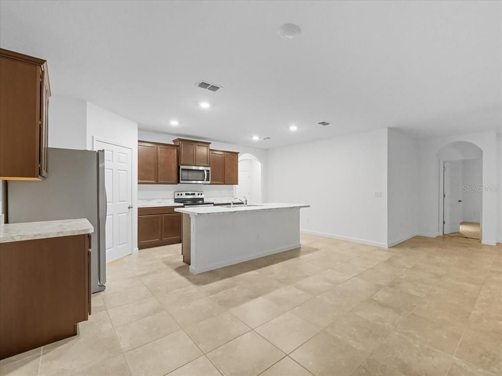 Interior, Kitchen, Recessed Lighting, Stainless Steel Appliances