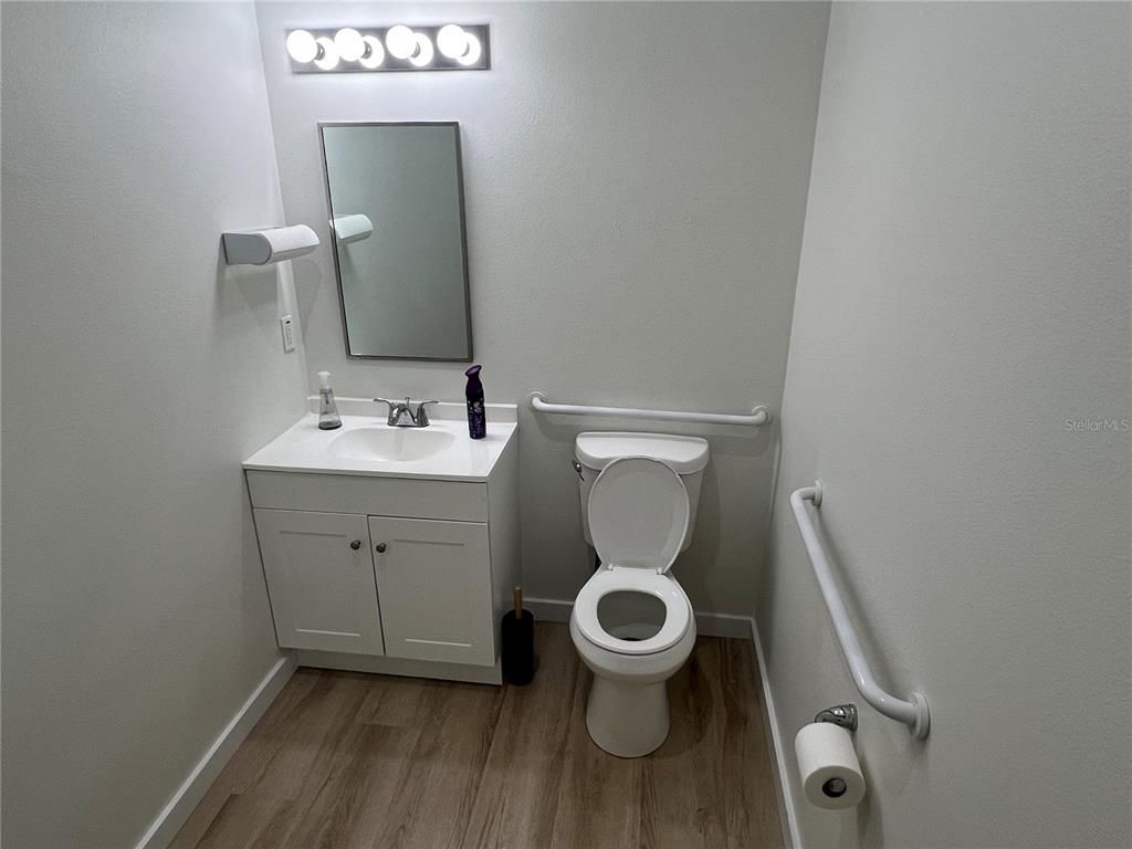 Bathroom, Interior, Wood Texture Flooring