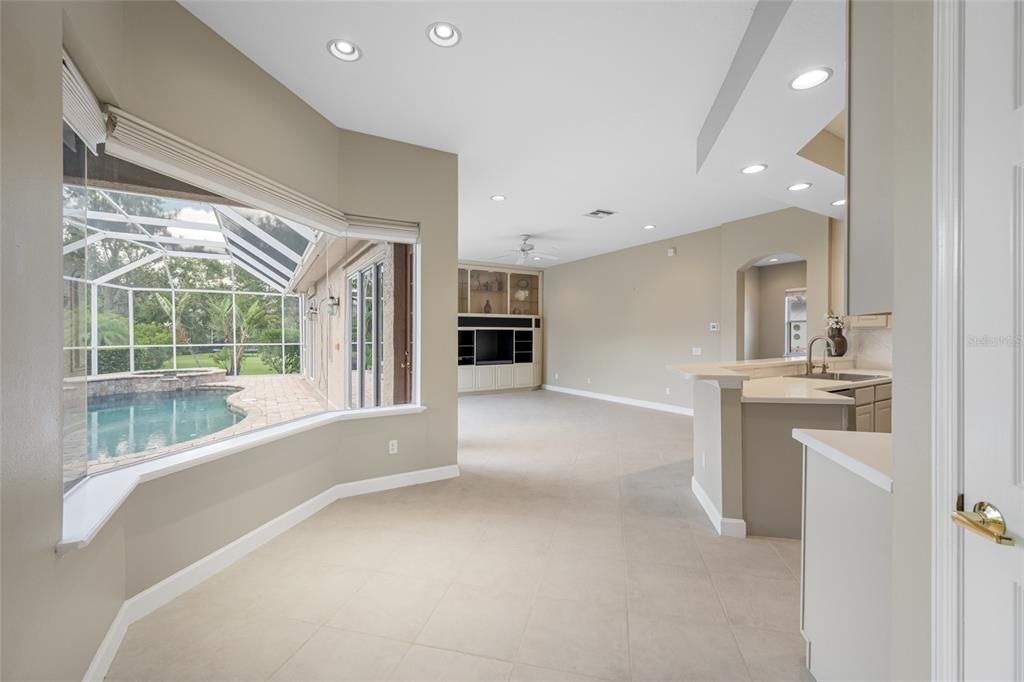 Glass Ceilings, Interior, Pool, Recessed Lighting, Sun Room