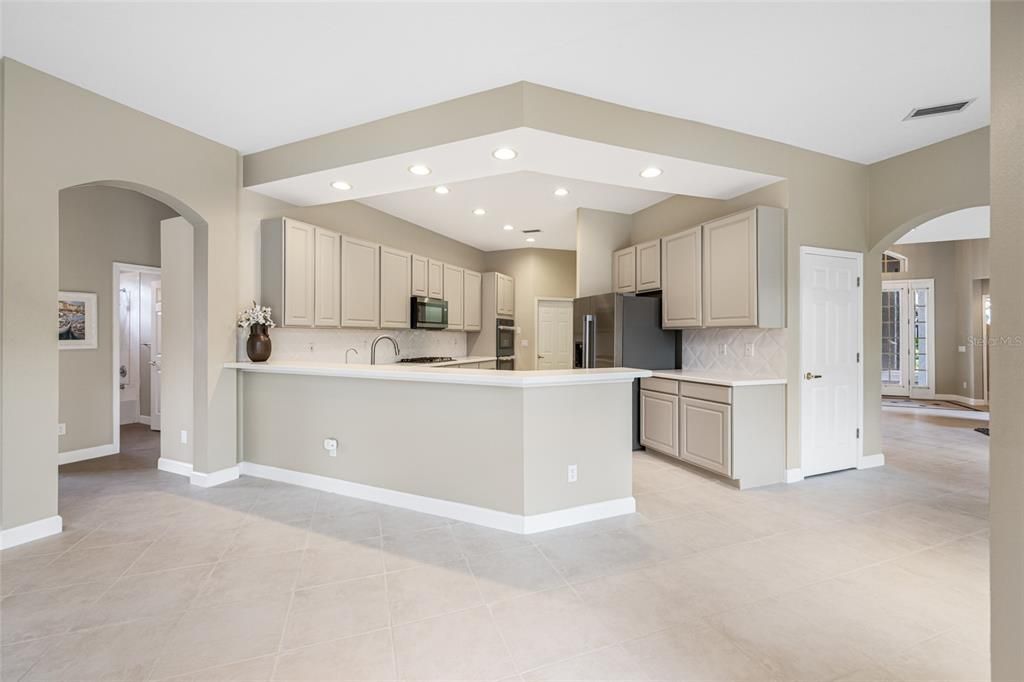 Interior, Kitchen, Recessed Lighting