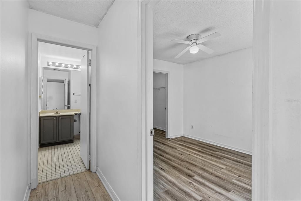 Bathroom, Empty room, Interior, Wood Texture Flooring
