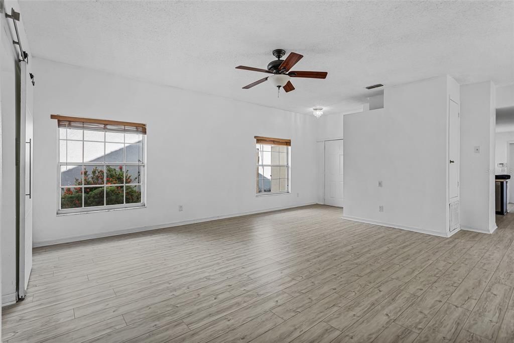 Empty room, Interior, Wood Texture Flooring