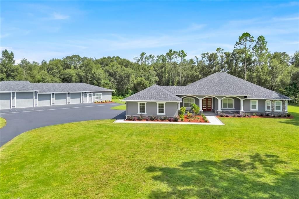 Attached, Backyard, Exterior, Facade, Ranch