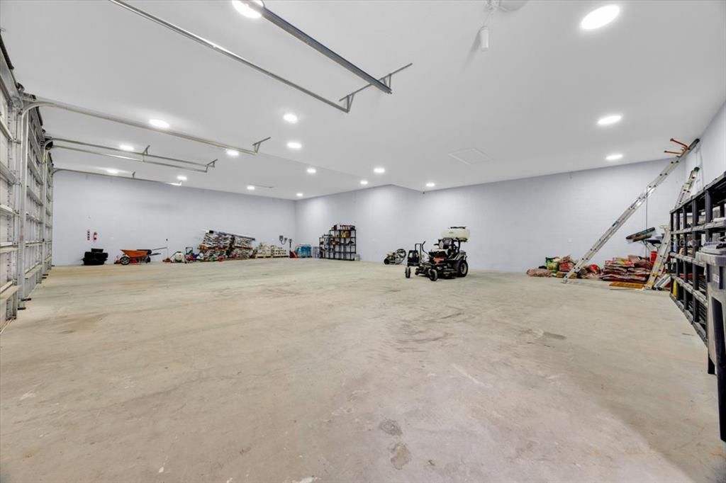 Garage, Interior, Recessed Lighting
