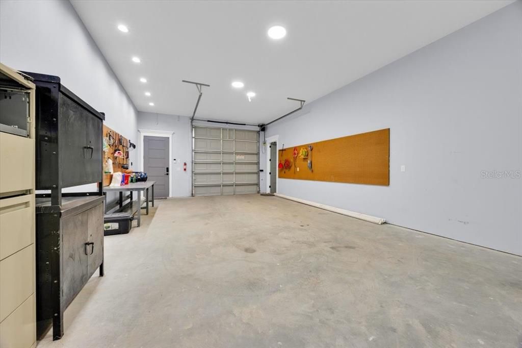 Garage, Interior, Recessed Lighting