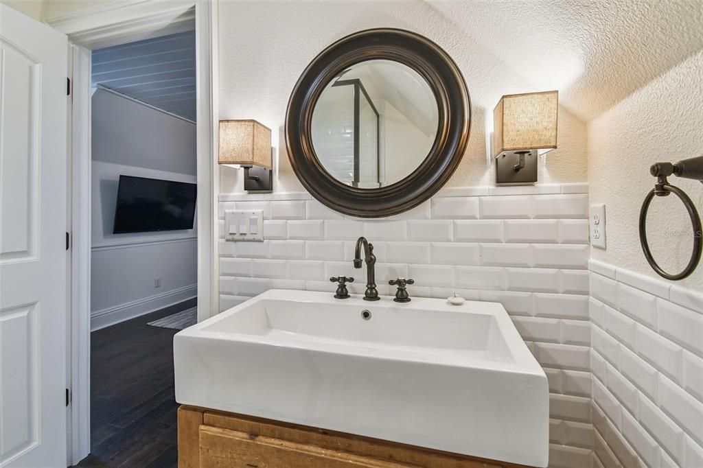 Bathroom, Interior, Wood Texture Flooring