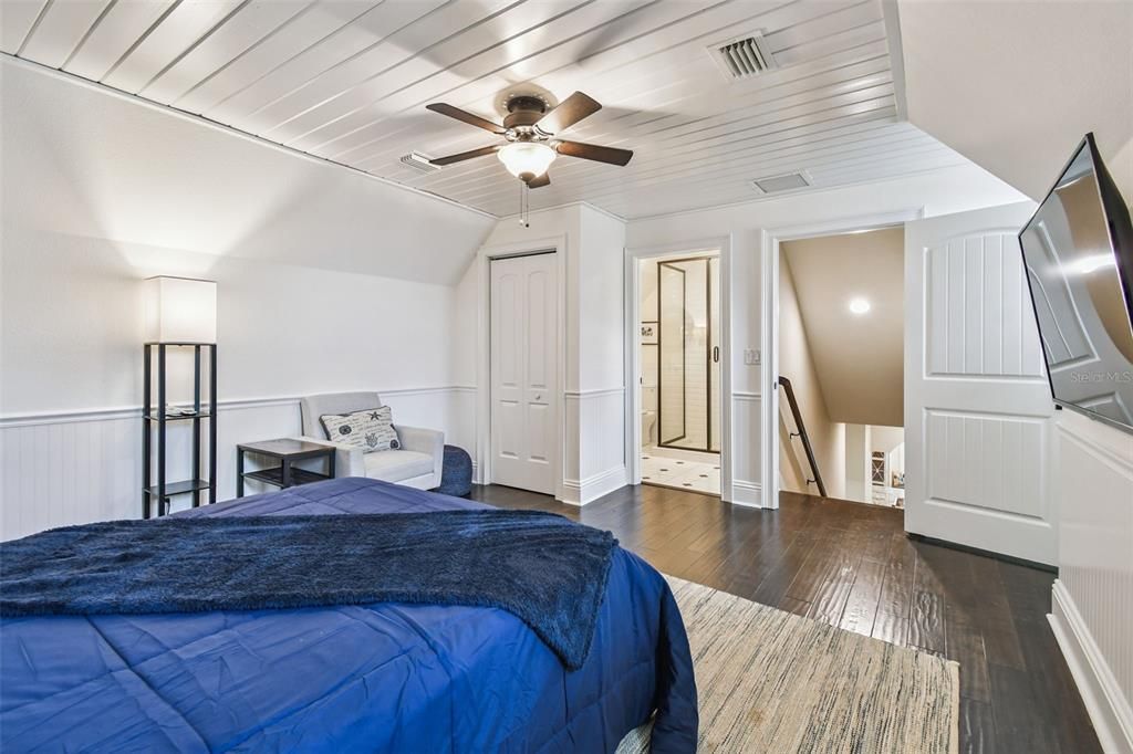 Bedroom, Interior, Wood Texture Flooring