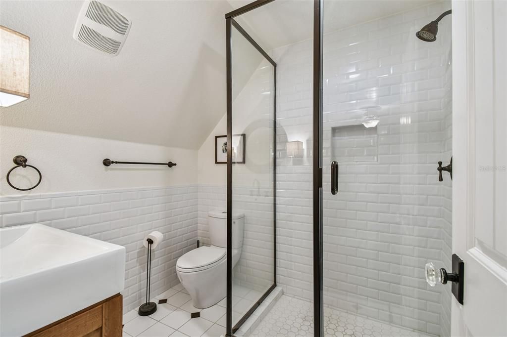 Bathroom, Glass Shower, Interior