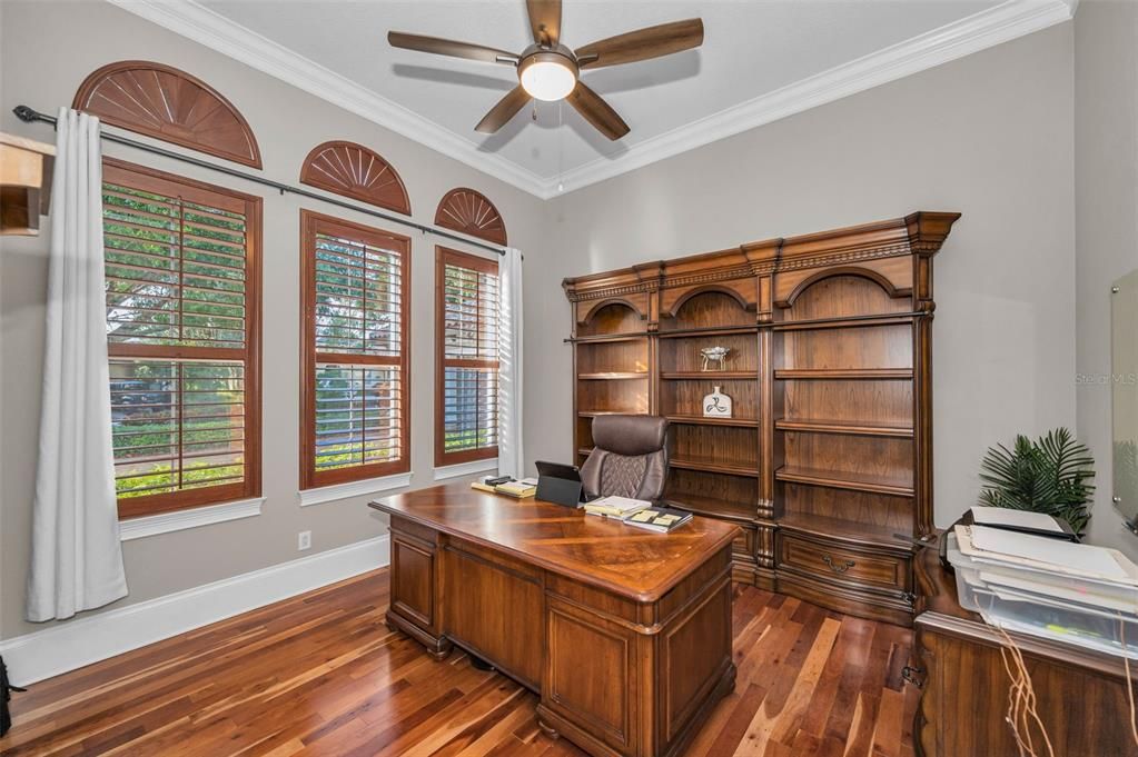 Home Office, Interior, Wood Texture Flooring